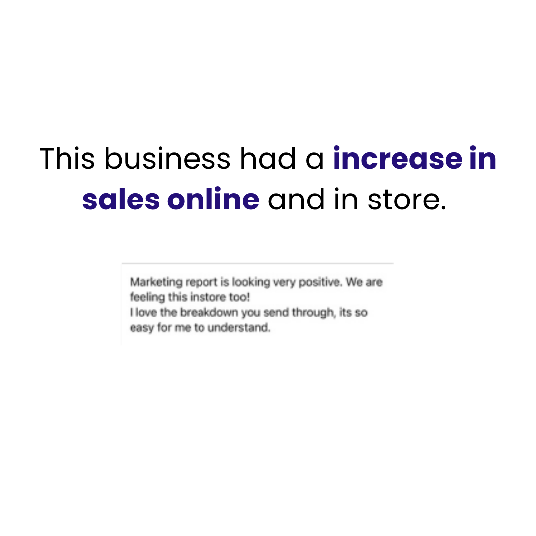 Business, sales increase online and in-store