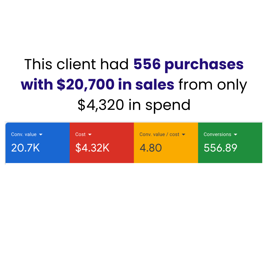 Client, 556 purchases, 20,700 sales